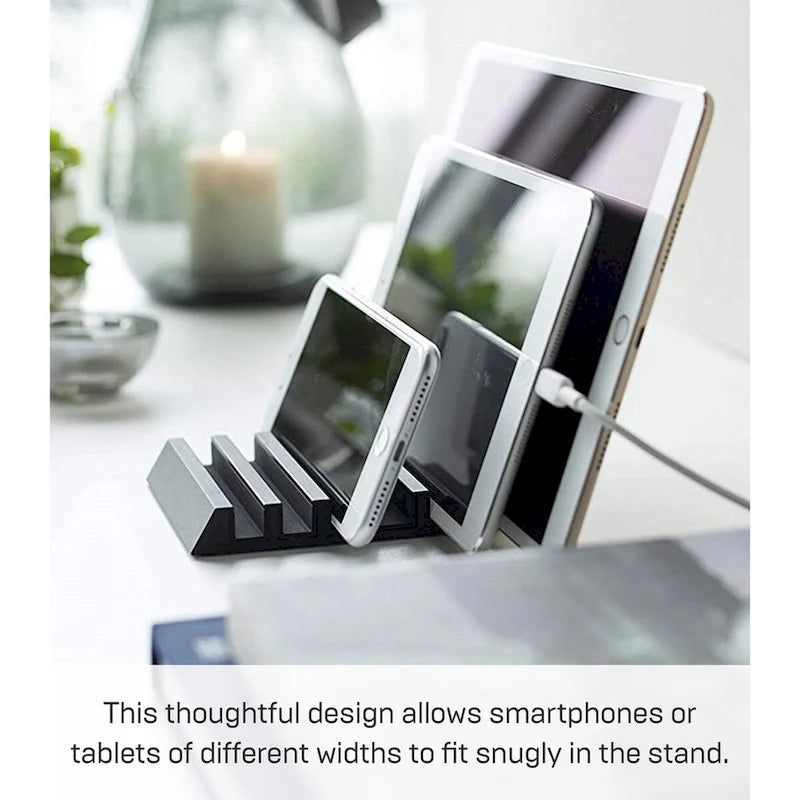 Support pour téléphone et tablette en aluminium, support de bureau minimaliste 13x10x1,8 cm