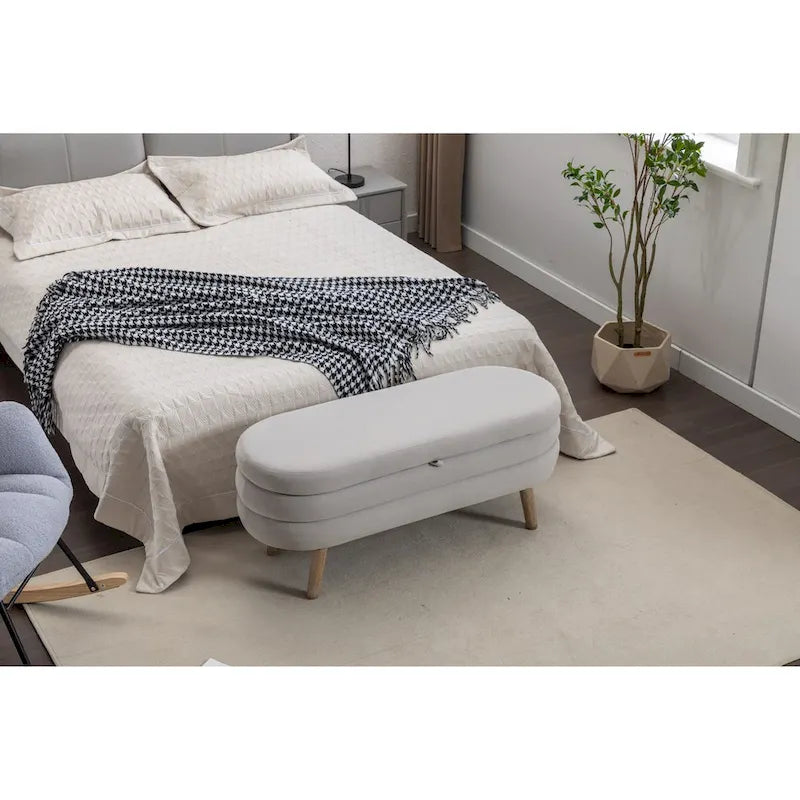 Banc à chaussures avec siège rembourré, pouf d'entrée en velours couleur citrouille