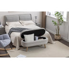 Banc à chaussures avec siège rembourré, pouf d'entrée en velours couleur citrouille