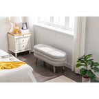 Banc à chaussures avec siège rembourré, pouf d'entrée en velours couleur citrouille