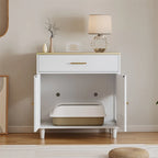 Buffet en bois, meuble de rangement pour salon