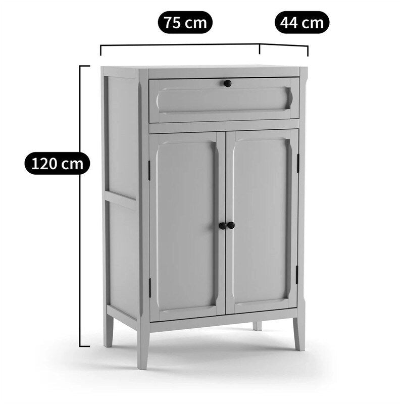 Meuble bas Eugenie 2 portes, 1 tiroir – H47,3 * L29,6 * P17,4