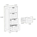 Meuble de salle de bain - 11.81P x 11.81L x 32.68H