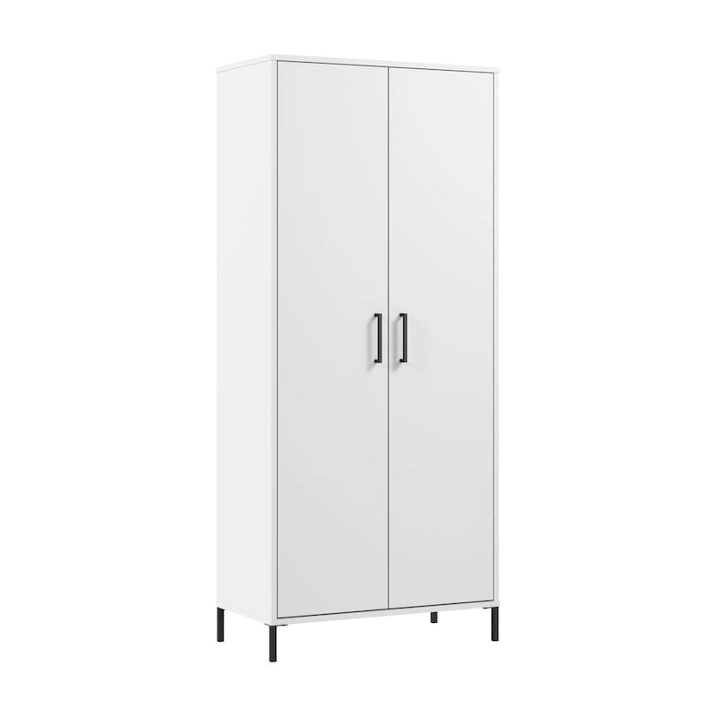 Meuble de rangement de salle de bain autoportant avec étagères