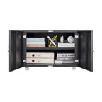 Buffet bas de salon 2 portes 1 tiroir, 120,1 cm (H) x 75,2 cm (L) x 44,2 cm (P)