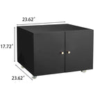 Buffet bas de salon 2 portes 1 tiroir, 120,1 cm (H) x 75,2 cm (L) x 44,2 cm (P)