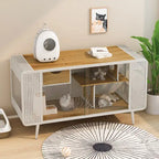 55.12 Maison spacieuse pour chat avec verre trempé pour salon